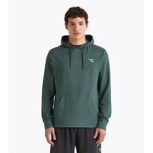 NEW DIADORA jersey pullover hoodie run crew top in cilantro